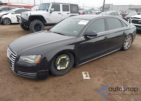 2013 Audi A8 L 4.0T from USA, damaged, VIN WAUR2AFD9DN019427